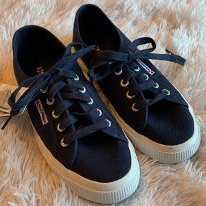 Superga 2760 Cotu Classic Navy Canvas Sneakers